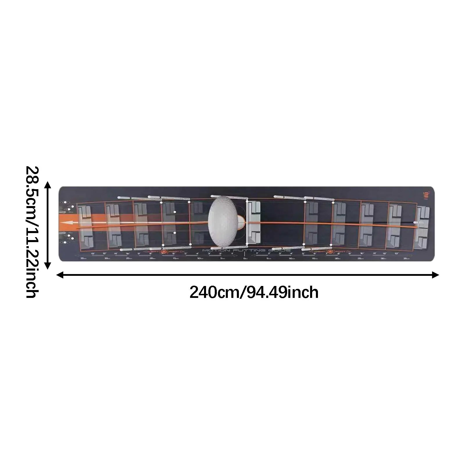Foldable Golf Putting Mat Lightweight Golf Putting Practice Mat Portable Durable Golf Training Pad Golf Accessories for Adults