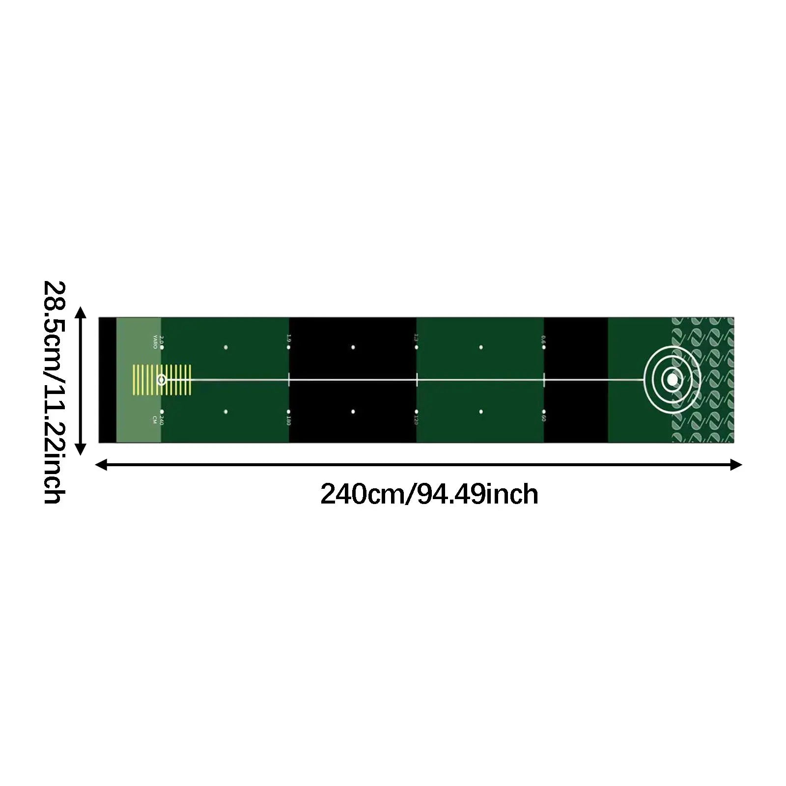 Foldable Golf Putting Mat Lightweight Golf Putting Practice Mat Portable Durable Golf Training Pad Golf Accessories for Adults