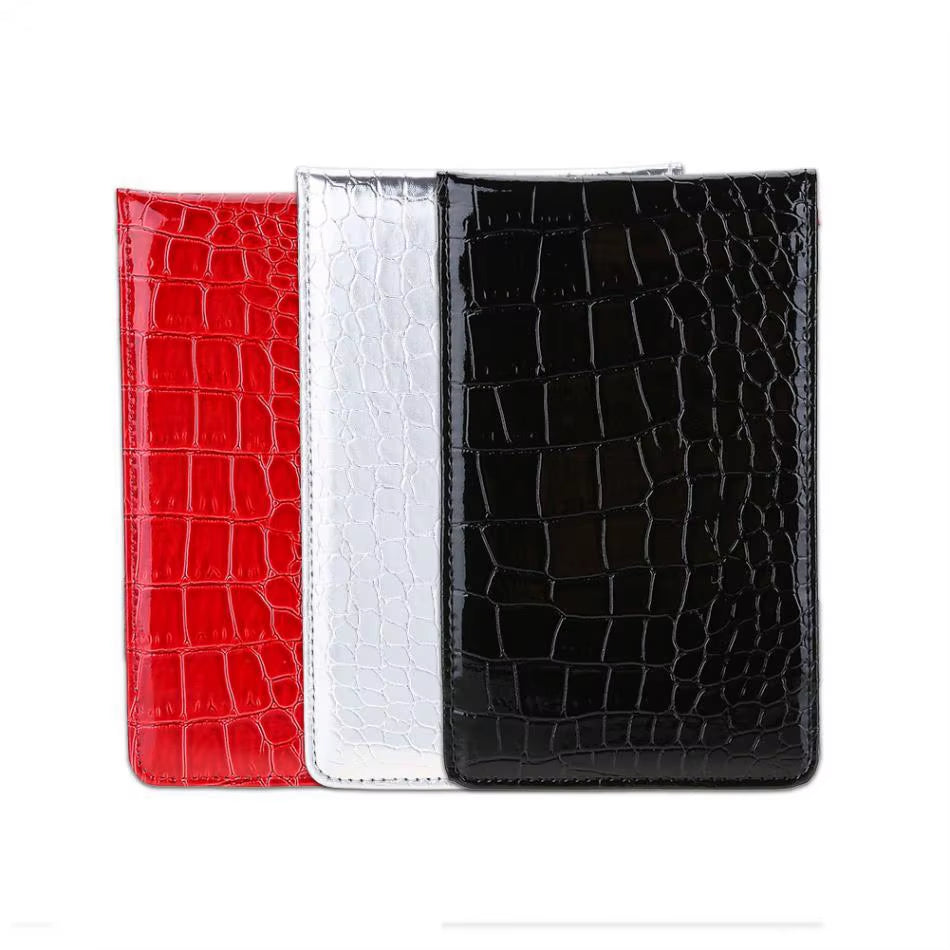 Golf Scorecard Holder Pu Leather Yardage Book Golf Score Wallet Golf Score Card Pocketbook Golf Gift Accessories